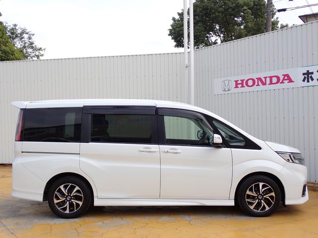 ステップワゴンスパーダ スパーダホンダセンシング 禁煙車 純正7インチナビ フルセグ DVD再生 BT USB 衝突軽減ブレーキ 誤発進抑制 Rカメラ ETC 純正アルミ 両側PSD サンシェード 前後ドラレコ TVキャンセラー ターボ パドルシフト(18枚目)
