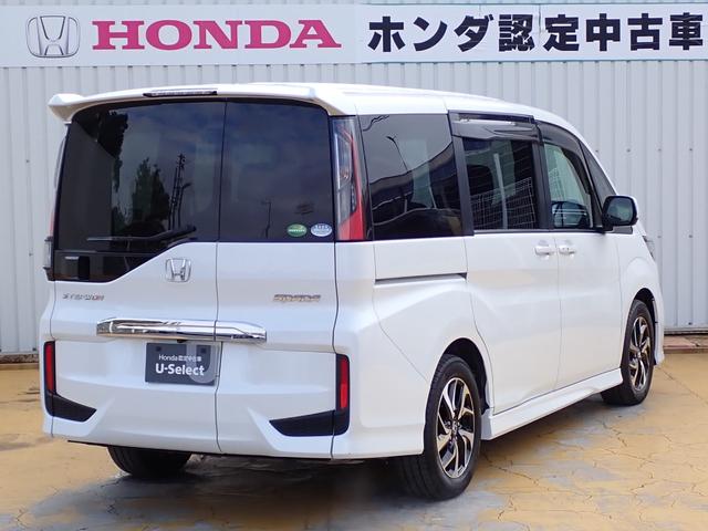 ステップワゴンスパーダ スパーダホンダセンシング 禁煙車 純正7インチナビ フルセグ DVD再生 BT USB 衝突軽減ブレーキ 誤発進抑制 Rカメラ ETC 純正アルミ 両側PSD サンシェード 前後ドラレコ TVキャンセラー ターボ パドルシフト(19枚目)