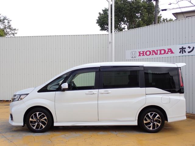 ステップワゴンスパーダ スパーダホンダセンシング 禁煙車 純正7インチナビ フルセグ DVD再生 BT USB 衝突軽減ブレーキ 誤発進抑制 Rカメラ ETC 純正アルミ 両側PSD サンシェード 前後ドラレコ TVキャンセラー ターボ パドルシフト(22枚目)