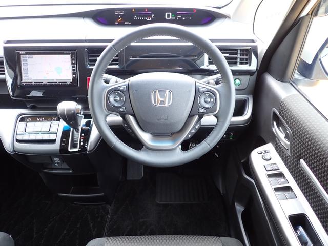 ステップワゴンスパーダ スパーダホンダセンシング 禁煙車 純正7インチナビ フルセグ DVD再生 BT USB 衝突軽減ブレーキ 誤発進抑制 Rカメラ ETC 純正アルミ 両側PSD サンシェード 前後ドラレコ TVキャンセラー ターボ パドルシフト(29枚目)