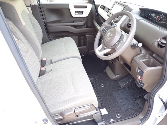 Ｎ－ＢＯＸ Ｌ　ドライブレコーダー前　障害物センサー　シートヒーター　衝突軽減ブレーキ　レーンキープアシスト　アームレスト　シートバックテーブル　電動スライドドア左　サンシェード　電格ミラー　ＵＳＢ　ＢＴ（18枚目）