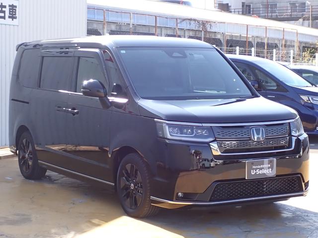 ステップワゴン ｅ：ＨＥＶスパーダ　純正ナビ　フルセグ　Ｒカメラ　ＥＴＣ　ワンオーナー　禁煙車　シートヒーター　障害物センサー　電格ミラー　ＬＥＤライト　フォグライト　衝突軽減ブレーキ　ＤＶＤ再生　ＣＤ録音　ＵＳＢ　電子パーキング（17枚目）