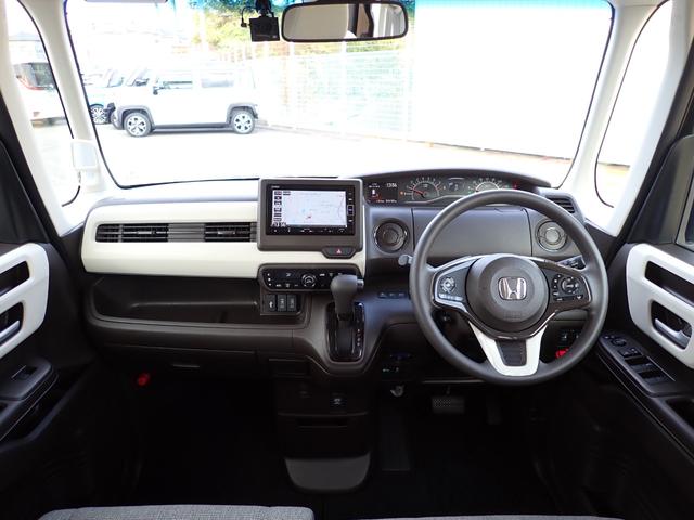 N-BOX L 純正ナビ フルセグ Rカメラ ETC LED 前後ドラレコ ワンオーナー 禁煙車 障害物センサー ホンダセンシング シートヒーター LEDライト CD録音 DVD TVジャック サイドエアバッグ(6枚目)