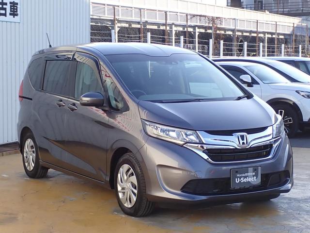 フリード Ｇ・ホンダセンシング　６人乗り　禁煙　７インチ純正ナビ　用品フロントグリル　前後ドラレコ　ＴＶキット　両側電動スライドドア　Ｒカメラ　ＥＴＣ　フルセグ　ＤＶＤ　ＢＴ　衝突軽減ブレーキ　誤発進抑制　ハロゲンヘッドライト（17枚目）