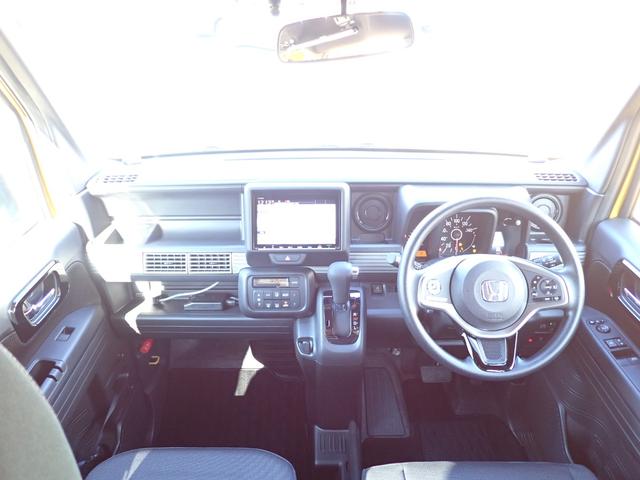 N-VAN+スタイル ファン 1オーナー 禁煙 8インチ純正ナビ 前ドラレコ 走行中TV ETC2.0 アームレストコンソール マッドガード 用品スピーカーツィーター CD録音 DVD再生 BT USB接続コード(6枚目)