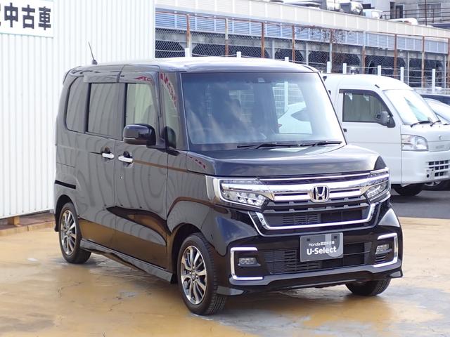 Ｎ－ＢＯＸカスタム Ｌ　１オーナー　禁煙　純正ナビ　左側電動スライドドア　前ドラレコ駐車録画　ＥＴＣ　ＴＶキット　シートヒーター　フルセグ　ＵＳＢ　ＢＴ　ＣＤ録音　ＤＶＤ　　Ｒカメラ　シートバックテーブル　サイドエアバック（17枚目）