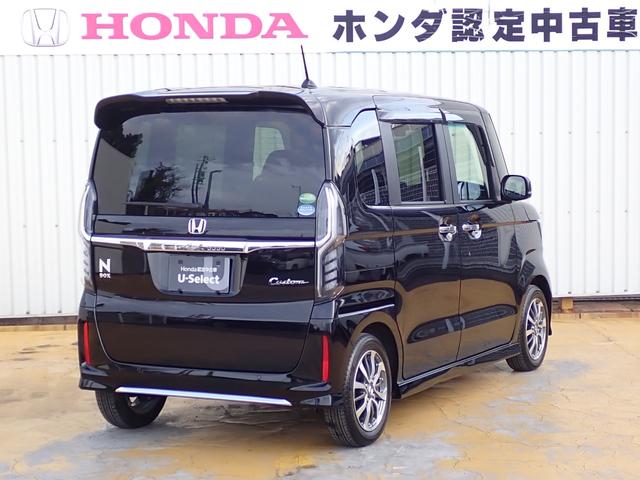 Ｎ－ＢＯＸカスタム Ｌ　１オーナー　禁煙　純正ナビ　左側電動スライドドア　前ドラレコ駐車録画　ＥＴＣ　ＴＶキット　シートヒーター　フルセグ　ＵＳＢ　ＢＴ　ＣＤ録音　ＤＶＤ　　Ｒカメラ　シートバックテーブル　サイドエアバック（19枚目）