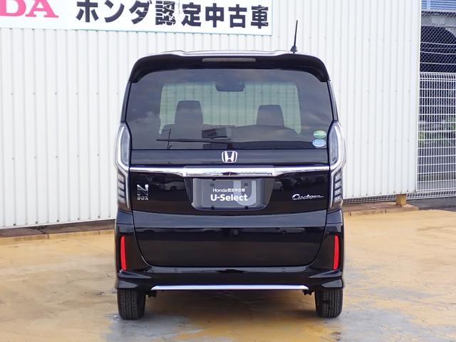Ｎ－ＢＯＸカスタム Ｌ　１オーナー　禁煙　純正ナビ　左側電動スライドドア　前ドラレコ駐車録画　ＥＴＣ　ＴＶキット　シートヒーター　フルセグ　ＵＳＢ　ＢＴ　ＣＤ録音　ＤＶＤ　　Ｒカメラ　シートバックテーブル　サイドエアバック（20枚目）
