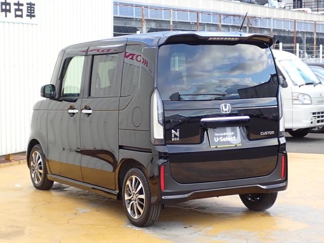Ｎ－ＢＯＸカスタム ベースグレード　当社社有車　禁煙　９インチ純正ナビ　両側電動スライドドア　全周囲カメラ　前ドラレコ　ＥＴＣ　シートヒーター　フルセグ　障害物センサ　オートリトラミラー　サイドエアバッグ　ＵＳＢ　ＢＴ　ＣＤ録音　ＤＶＤ（24枚目）