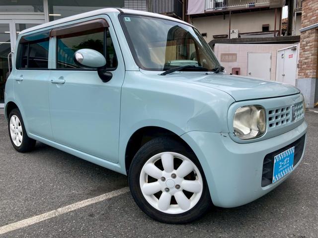 アルトラパン Ｘ　禁煙車　社外ナビ　フルセグＴＶ　ＢｌｕｅＴｏｏｔｈ接続可　スマートキー　プッシュスタート　純正アルミ　ドアバイザー　電動格納ミラー　ＥＴＣ（8枚目）
