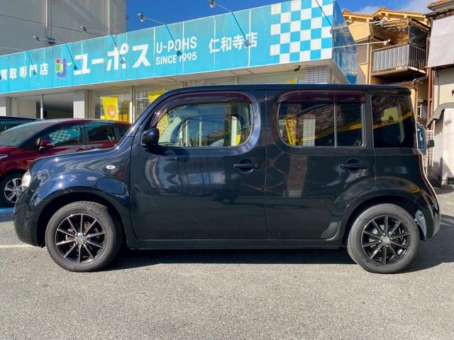 キューブ １５Ｘ　プッシュスタート　スマートキー　アイドリングストップ　純正ナビ　Ｂｌｕｅｔｏｏｔｈ接続　バックカメラ　社外１５インチアルミホイール（7枚目）