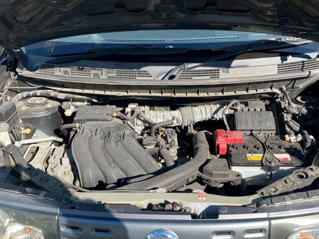 キューブ １５Ｘ　プッシュスタート　スマートキー　アイドリングストップ　純正ナビ　Ｂｌｕｅｔｏｏｔｈ接続　バックカメラ　社外１５インチアルミホイール（34枚目）