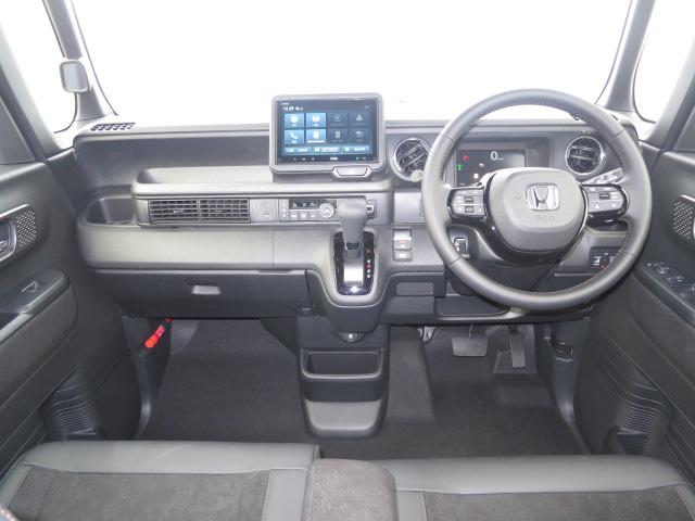 N-BOXカスタム ターボ ホンダセンシング・8インチディスプレイオーディオ・両側パワースライドドア・電子パーキングシステム・運転席&助手席シートヒーター・無限フロントリップスポイラー、(2枚目)