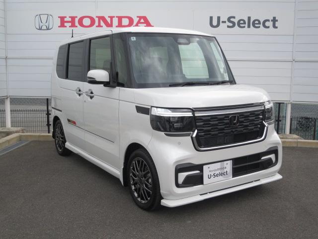 N-BOXカスタム ターボ ホンダセンシング・8インチディスプレイオーディオ・両側パワースライドドア・電子パーキングシステム・運転席&助手席シートヒーター・無限フロントリップスポイラー、(4枚目)