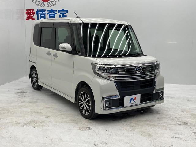 タント カスタムX トップエディションSAIII スマートアシスト 純正ナビ バックカメラ ETC Bluetooth シートヒーター 電動スライドドア スマートキー LEDヘッドライト LEDフォグライト ステアリングスイッチ 車線逸脱警報(16枚目)