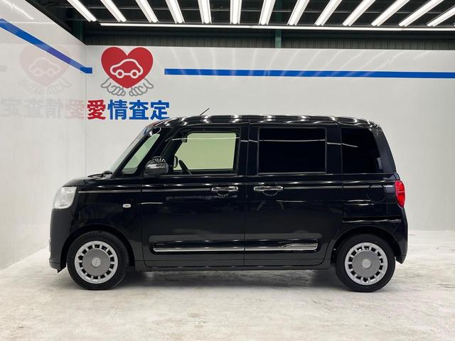 ムーヴキャンバス セオリーGターボ 禁煙車 ターボ 両側電動スライドドア 9型ディスプレイオーディオ 衝突軽減システム レーダークルーズ コーナリングレーンアシスト 全周囲カメラ シートヒーター フルセグ ドライブレコーダー ETC(25枚目)