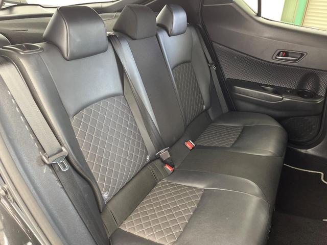 C-HR G モード ネロ 9型SDナビ 後席モニター バックカメラ 衝突被害軽減システム レーダークルーズ ハーフレザーシート ドラレコ スマートキー LEDヘッド ビルトインETC オートハイビーム 車線逸脱警報(10枚目)