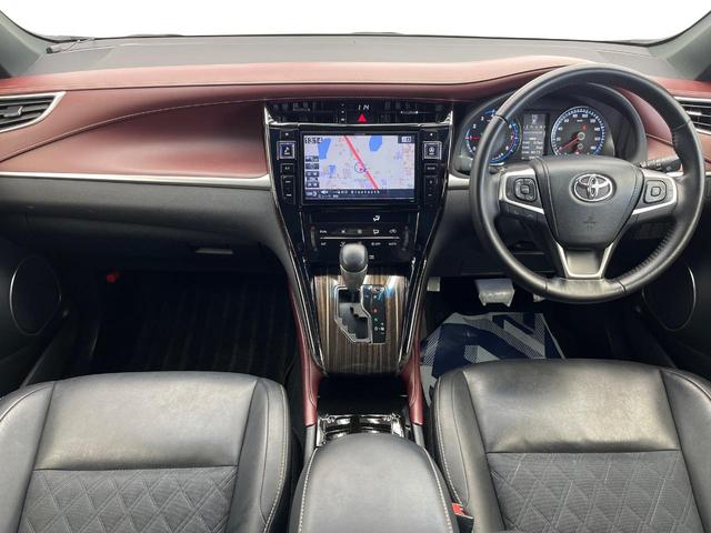 ハリアー エレガンス ALPINE9型ナビ バックカメラ レザーシート パワーシート ドラレコ スマートキー LEDヘッド ETC 純正17インチアルミ オートハイビーム Bluetooth CD DVD再生(2枚目)