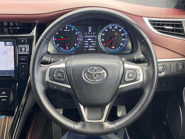 ハリアー エレガンス ALPINE9型ナビ バックカメラ レザーシート パワーシート ドラレコ スマートキー LEDヘッド ETC 純正17インチアルミ オートハイビーム Bluetooth CD DVD再生(11枚目)