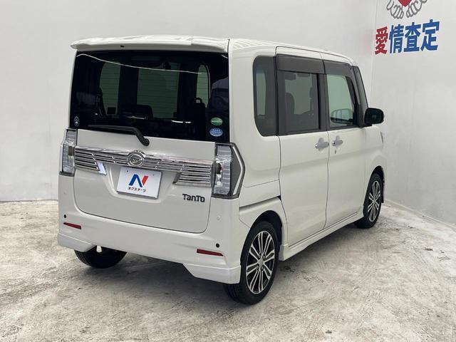 タント カスタムＲＳ　トップエディションＳＡＩＩ　両側電動ドア　ＳＤナビ　バックカメラ　衝突被害軽減システム　ハーフレザーシート　スマートキー　ＬＥＤヘッド　ＥＴＣ　純正１５インチアルミ　オートライト　オートエアコン　Ｂｌｕｅｔｏｏｔｈ　ＣＤ（17枚目）