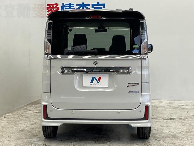 スペーシアカスタム ハイブリッドＸＳターボ　両側電動ドア　８型ナビ　バックカメラ　衝突被害軽減　ハーフレザーシート　シートヒーター　コーナーセンサー　スマートキー　ＬＥＤヘッド　ビルトインＥＴＣ　クルコン　純正１５インチアルミ　オートハイビーム（15枚目）