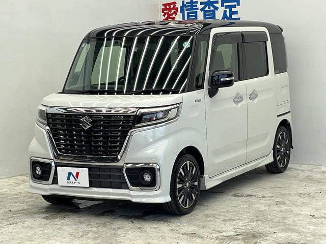 スペーシアカスタム ハイブリッドＸＳターボ　両側電動ドア　８型ナビ　バックカメラ　衝突被害軽減　ハーフレザーシート　シートヒーター　コーナーセンサー　スマートキー　ＬＥＤヘッド　ビルトインＥＴＣ　クルコン　純正１５インチアルミ　オートハイビーム（23枚目）