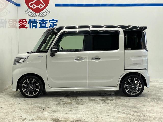 スペーシアカスタム ハイブリッドＸＳターボ　両側電動ドア　８型ナビ　バックカメラ　衝突被害軽減　ハーフレザーシート　シートヒーター　コーナーセンサー　スマートキー　ＬＥＤヘッド　ビルトインＥＴＣ　クルコン　純正１５インチアルミ　オートハイビーム（25枚目）