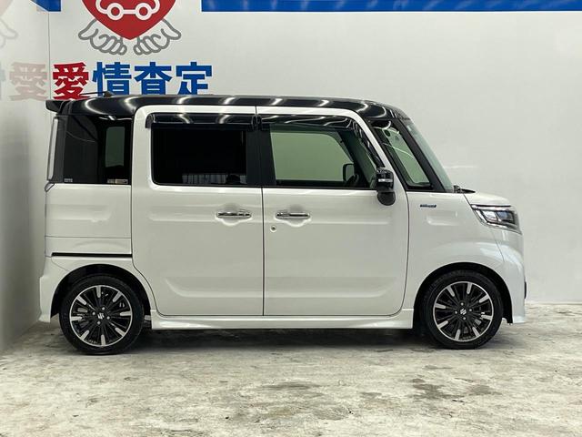 スペーシアカスタム ハイブリッドＸＳターボ　両側電動ドア　８型ナビ　バックカメラ　衝突被害軽減　ハーフレザーシート　シートヒーター　コーナーセンサー　スマートキー　ＬＥＤヘッド　ビルトインＥＴＣ　クルコン　純正１５インチアルミ　オートハイビーム（28枚目）