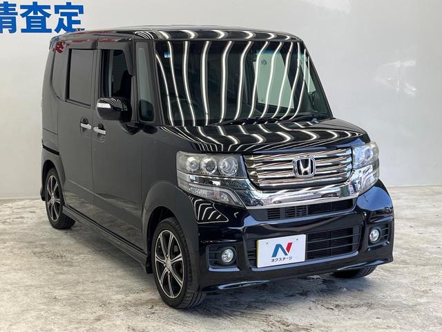 Ｎ－ＢＯＸカスタム Ｇ・Ｌパッケージ　純正ＳＤナビ　バックカメラ　電動スライドドア　スマートキー　ＥＴＣ　ＬＥＤヘッドライト　オートライト　ステアリングスイッチ　フォグライト　ブラックインテリア　ＣＤ／ＤＶＤ再生　横滑防止装置（16枚目）