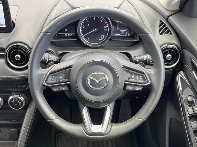 �C���e���A�ɍ��킹���f�U�C���̃X�e�A�����O�́A�^�]�������̂��Ƃ��l���A�^�]���₷���`��A�傫���ł��B�����x�A���ۂɐG���Ă��m���߂��������B