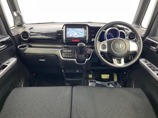 Ｎ－ＢＯＸカスタム Ｇ・Ｌパッケージ　衝突軽減装置　両側電動ドア　純正ＳＤナビ　バックカメラ　禁煙車　ドラレコ　スマートキー　ＥＴＣ　オートエアコン　純正１４インチアルミ　Ｂｌｕｅｔｏｏｔｈ　ＣＤ　ＤＶＤ再生　地デジ（2枚目）