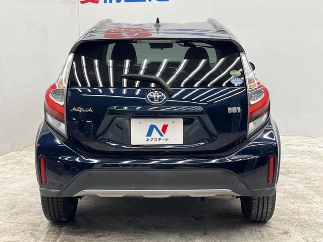 アクア クロスオーバー 純正SDナビ 衝突被害軽減システム ハーフレザーシート ドラレコ スマートキー LEDヘッド ビルトインETC 純正16インチアルミ オートハイビーム オートライト オートエアコン(15枚目)