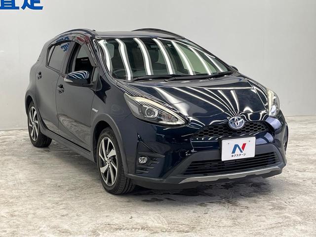 アクア クロスオーバー 純正SDナビ 衝突被害軽減システム ハーフレザーシート ドラレコ スマートキー LEDヘッド ビルトインETC 純正16インチアルミ オートハイビーム オートライト オートエアコン(16枚目)