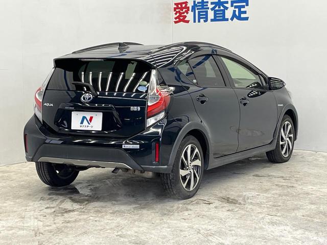 アクア クロスオーバー 純正SDナビ 衝突被害軽減システム ハーフレザーシート ドラレコ スマートキー LEDヘッド ビルトインETC 純正16インチアルミ オートハイビーム オートライト オートエアコン(17枚目)