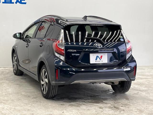 アクア クロスオーバー 純正SDナビ 衝突被害軽減システム ハーフレザーシート ドラレコ スマートキー LEDヘッド ビルトインETC 純正16インチアルミ オートハイビーム オートライト オートエアコン(23枚目)