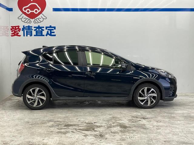 アクア クロスオーバー 純正SDナビ 衝突被害軽減システム ハーフレザーシート ドラレコ スマートキー LEDヘッド ビルトインETC 純正16インチアルミ オートハイビーム オートライト オートエアコン(24枚目)