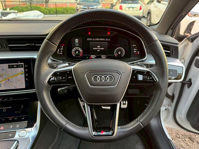 Ａ６ ５５ＴＦＳＩクワトロ　Ｓライン　／ＨＤマトリクスＬＥＤ／バーチャルコックピット／黒革レザー／純正ナビ／Ｂｌｕｅｔｏｏｔｈ／フルセグＴＶ／全周囲カメラ／シートヒーター／ＡＣＣ／ＬＫＡ／ＬＤＷ／ＢＳＭ／ＥＴＣ２．０／２０インチＯＰＡＷ（39枚目）
