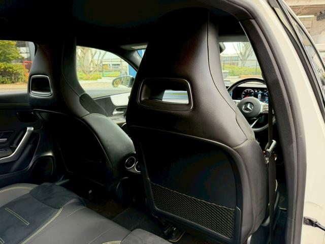 Ａクラス Ａ１８０　エディション１　／１５０台限定車／イエローグリーンアクセント専用エクステリア＆インテリア／専用１９インチＡＷ／アンビエントライト／レーダーセーフティＰ／全周囲カメラ／ＨＵＤ／純正ナビ／フルセグＴＶ／Ｂｌｕｅｔｏｏｔｈ（63枚目）