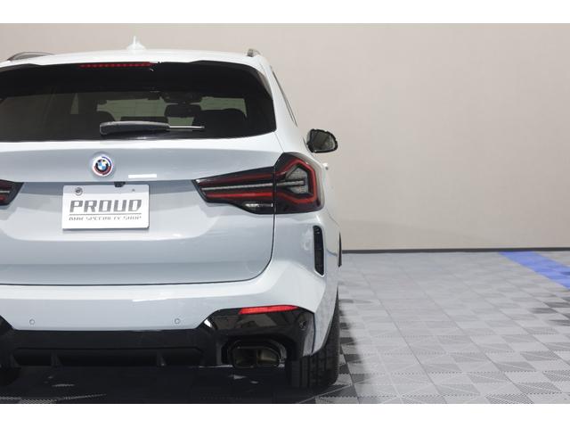 X3 xDrive 20d Mスポーツ LCI 後期モデル ワンオーナー 禁煙車 パノラマガラスルーフ HarmanKardonオーディオ 黒革シート 前後シートヒーター ステアリングヒーター M Performanceルーフスポイラー(35枚目)