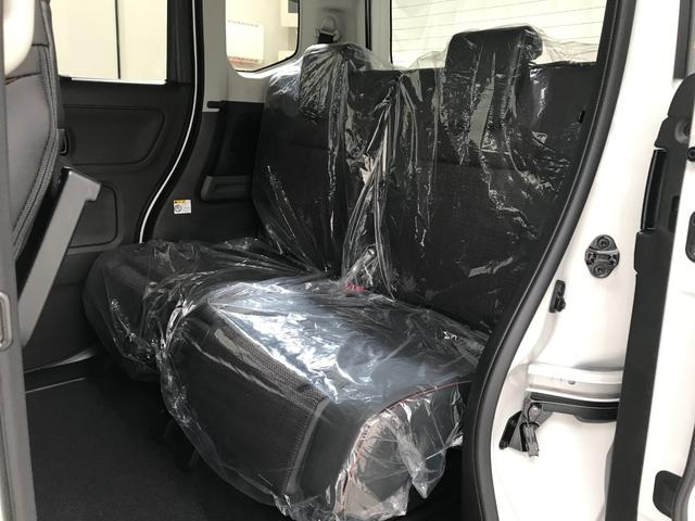 スペーシアカスタム ハイブリッドXS 軽自動車 届出済未使用車 衝突被害軽減ブレーキ アルミホイール 両側電動スライドドア アダプティブクルーズコントロール アイドリングストップシステム シートヒーター オットマン フルフラットシート(60枚目)