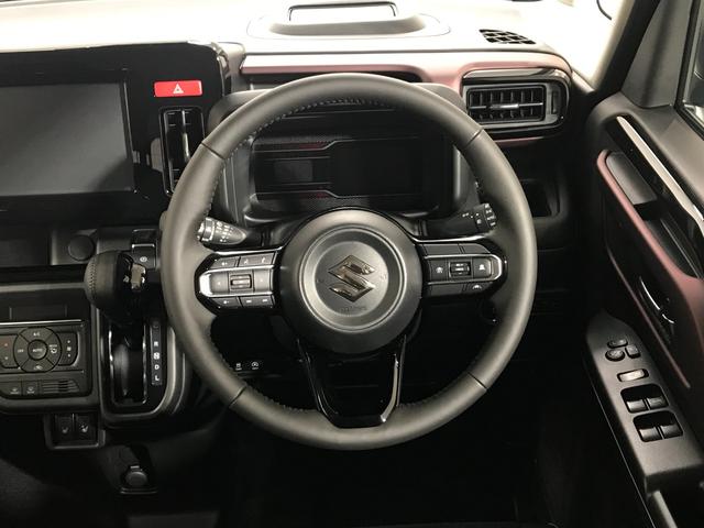 スペーシアカスタム ハイブリッドXS 軽自動車 届出済未使用車 衝突被害軽減ブレーキ アルミホイール 両側電動スライドドア アダプティブクルーズコントロール アイドリングストップシステム シートヒーター オットマン フルフラットシート(67枚目)