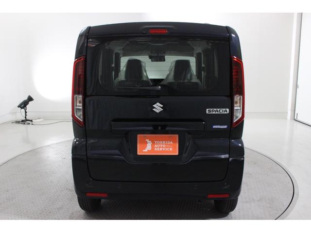 スペーシア ハイブリッドＸ　軽自動車　届出済未使用車　衝突被害軽減ブレーキ　アイドリングストップ　シートヒーター　オットマン　フルフラットシート　両側電動スライドドア　ベンチシート　パワーウィンドウ　パワーステアリング　ＡＢＳ（10枚目）