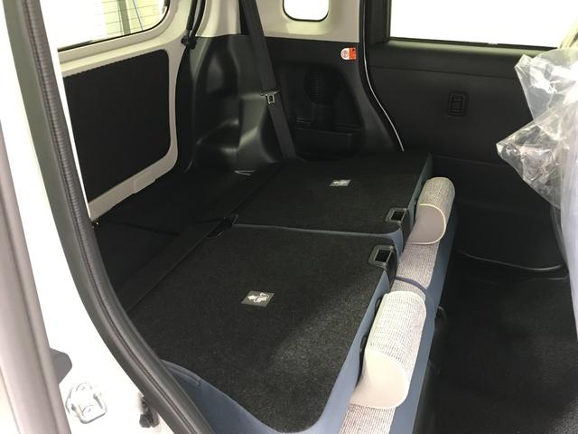 ムーヴキャンバス ストライプスＧ　軽自動車　届出済未使用車　衝突被害軽減ブレーキ　アイドリングストップ　両側電動スライドドア　フルフラットシート　シートヒーター　バックカメラ　スマートキー　パワーウィンドウ　パワーステアリング　ＡＢＳ（70枚目）