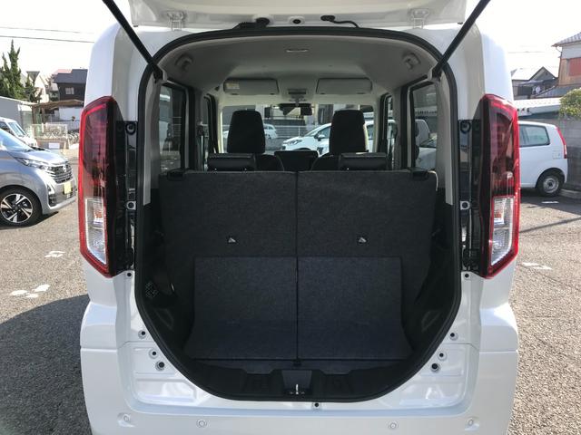 スペーシア ハイブリッドＸ　軽自動車　届出済未使用車　衝突被害軽減ブレーキ　アイドリングストップシステム　シートヒーター　オットマン　フルフラットシート　ベンチシート　スマートキー　パワーウィンドウ　両側電動スライドドア　ＡＢＳ（34枚目）