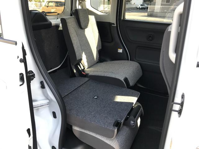 スペーシア ハイブリッドＸ　軽自動車　届出済未使用車　衝突被害軽減ブレーキ　アイドリングストップシステム　シートヒーター　オットマン　フルフラットシート　ベンチシート　スマートキー　パワーウィンドウ　両側電動スライドドア　ＡＢＳ（79枚目）