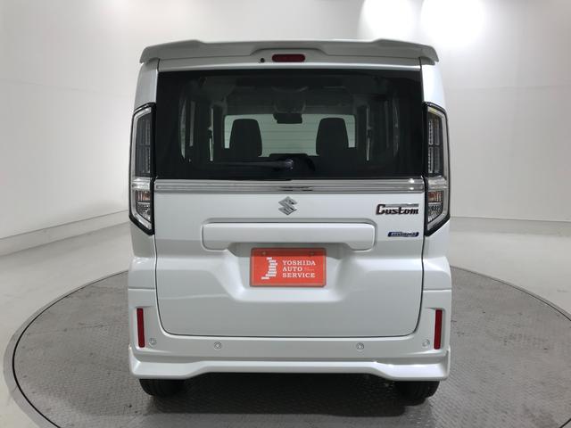 スペーシアカスタム ハイブリッドＸＳ　軽自動車　届出済未使用車　衝突被害軽減ブレーキ　アダプティブクルーズコントロール　アルミホイール　オットマン　シートヒーター　フルフラットシート　スマートキー　両側電動スライドドア　パワーウィンドウ（10枚目）