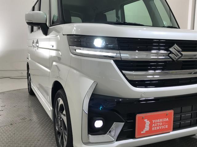 スペーシアカスタム ハイブリッドＸＳ　軽自動車　届出済未使用車　衝突被害軽減ブレーキ　アダプティブクルーズコントロール　アルミホイール　オットマン　シートヒーター　フルフラットシート　スマートキー　両側電動スライドドア　パワーウィンドウ（17枚目）