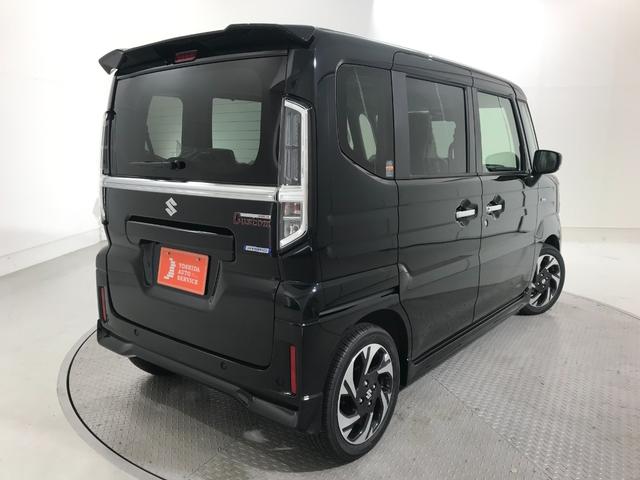 スペーシアカスタム ハイブリッドＸＳ　軽自動車　届出済未使用車　衝突被害軽減ブレーキ　アダプティブクルーズコントロール　アルミホイール　両側電動スライドドア　スマートキー　フルフラットシート　オットマン　シートヒーター　パワーウィンドウ（6枚目）