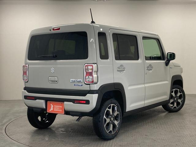 ハスラー ハイブリッドＸ　軽自動車　届出済未使用車　衝突被害軽減ブレーキ　アダプティブクルーズコントロール　アイドリングストップ　シートヒーター　スマートキー　アルミホイール　パワーステアリング　パワーウィンドウ　エアコン（6枚目）