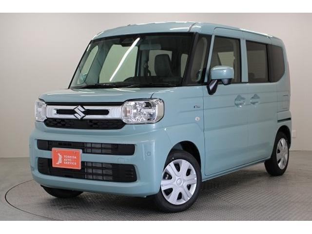 スペーシア ハイブリッドＧ　軽自動車　届出済未使用車　衝突被害軽減ブレーキ　ＡＢＳ　エアコン　エアバッグ　パワステ　パワーウィンドウ　アイドリングストップ　スマートキー（8枚目）